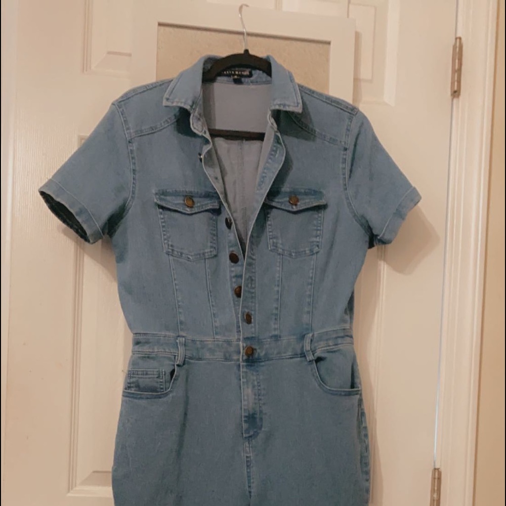 Jean pant suit